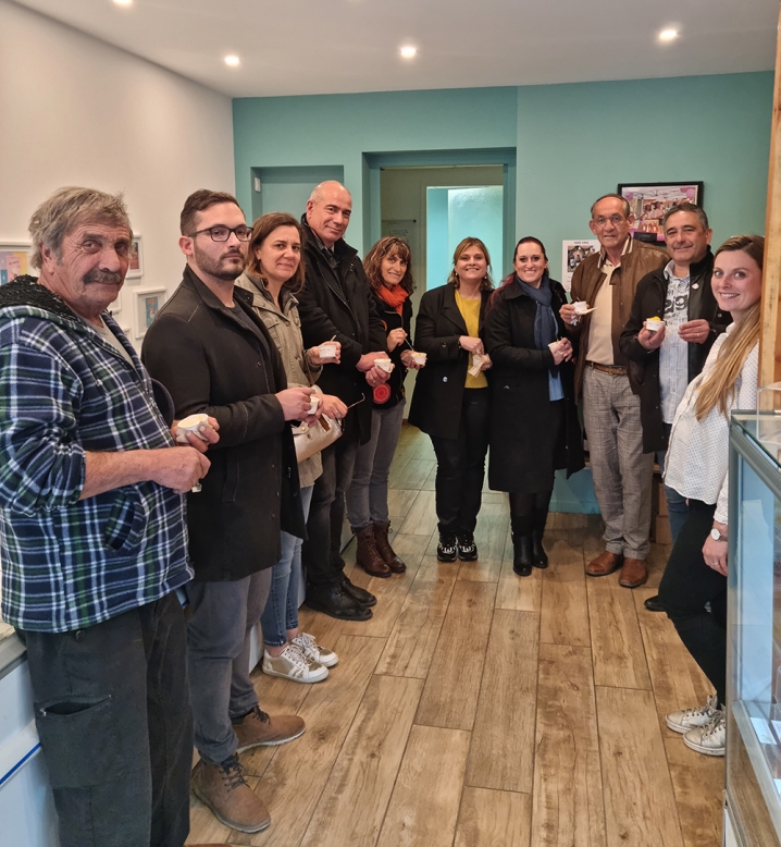 Le Président Figuiere à la rencontre des artisans de la Brillanne !