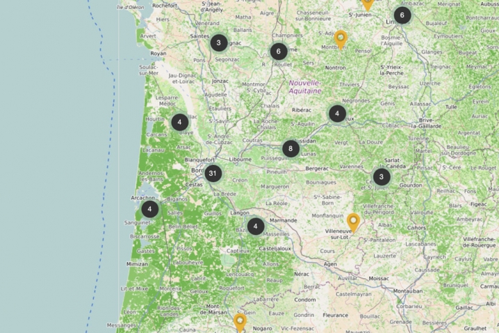 carte muguet nouvelle aquitaine