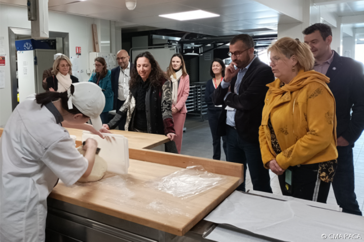La Préfète du Vaucluse à la rencontre des apprentis avignonnais