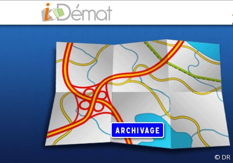Page d'accueil du portail iDémat