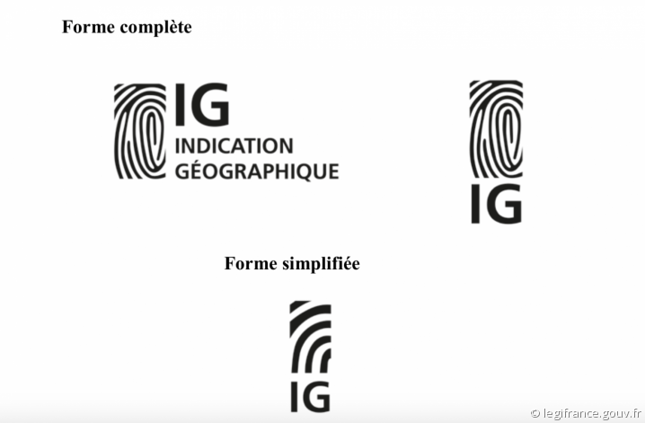 Logo indication géographie artisanale