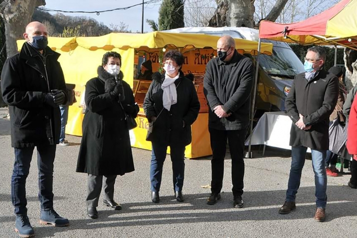 Inauguration du 27e marché de Noël à Malijai Inauguration du 27e marché de Noël à Malijai