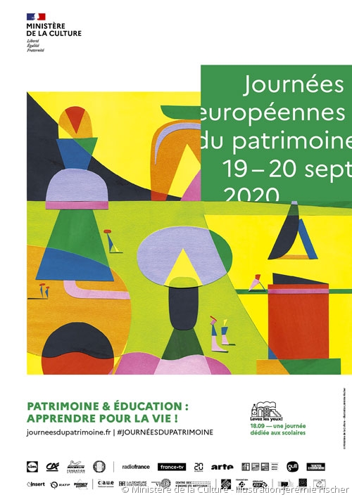 Affiche Journées du patrimoine 2020