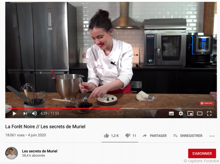 Muriel Cuvelier, artisane pâtissière youtubeuse