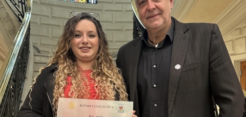 Remise du prix de l'artisanat du Rotary Club de Nice