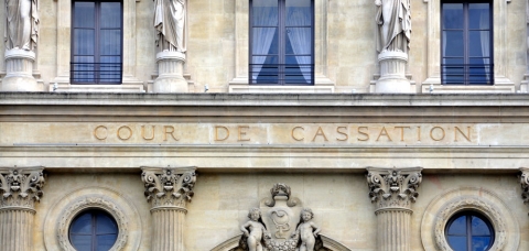 Façade de la Cour de Cassation à Paris