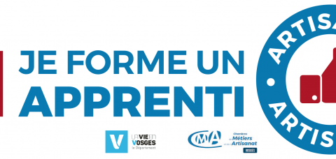Auto collant Ici je forme un apprenti