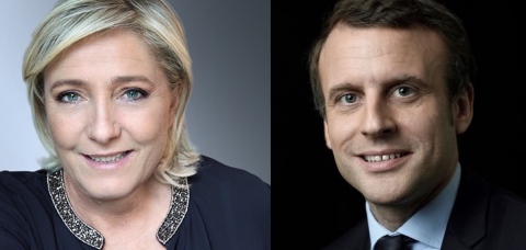 Le Pen Macron