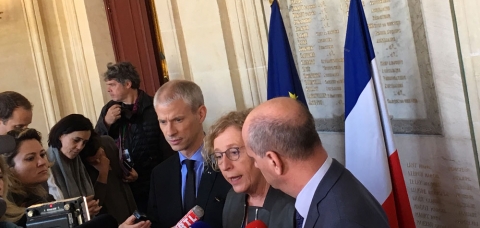 Point presse de Muriel Pénicaud, Franck Riester et Jean-Michel Blanquer